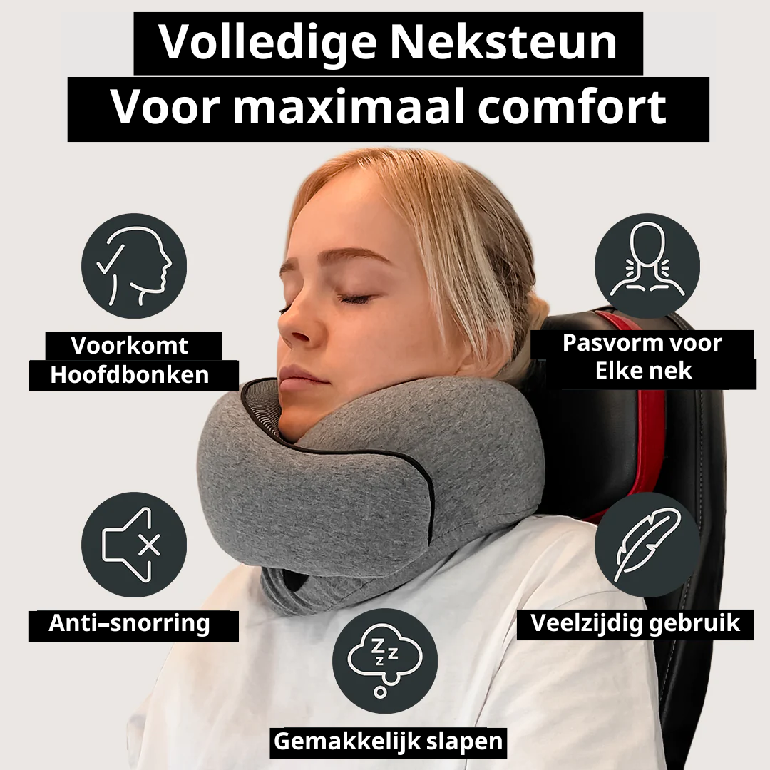 TravelKussen™ - Comfort nek kussen