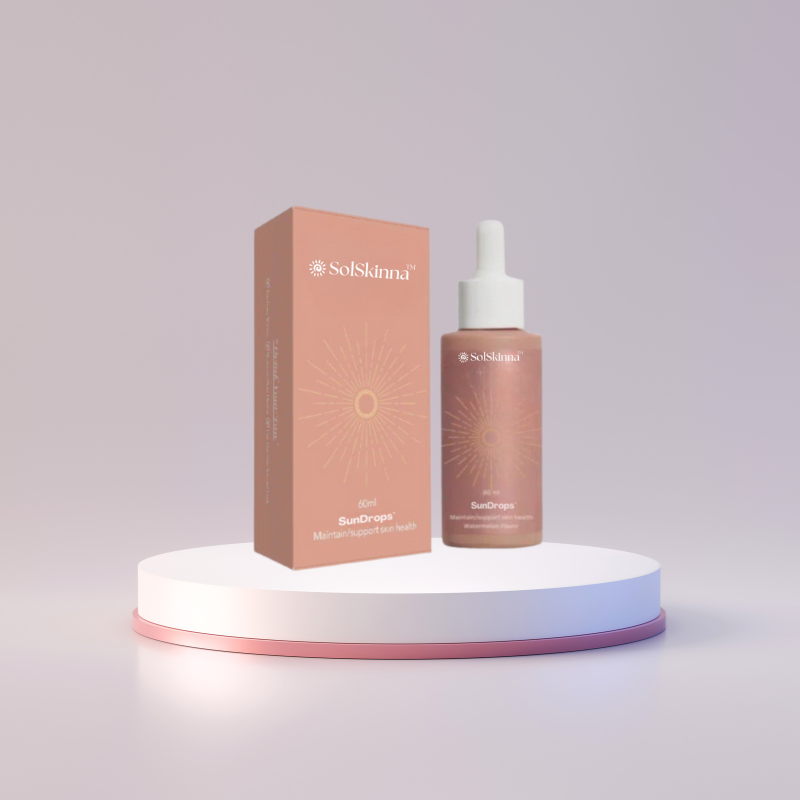 SolSkinna™ Dryckbara Brun-utan-sol-droppar