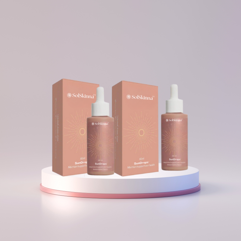 SolSkinna™ Dryckbara Brun-utan-sol-droppar