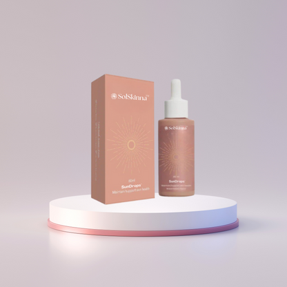 SolSkinna™ Dryckbara Brun-utan-sol-droppar